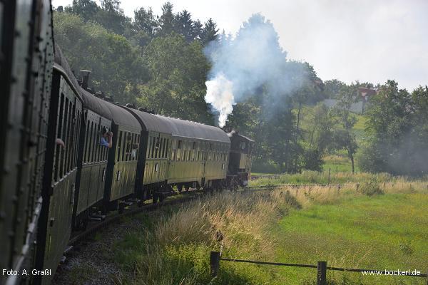 Sonderfahrt mit 70 083, Kurz vor Langenbach, 07.07.2013; (Foto: Graßl)