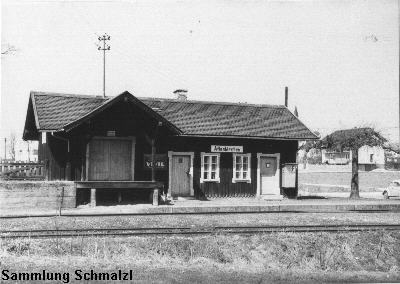 Bahnhof Attenkirchen, April 1969