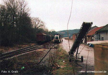 Blick vom Güterschuppen