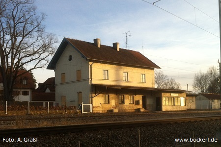 Empfangsgebäude Langenbach, Februar 2016