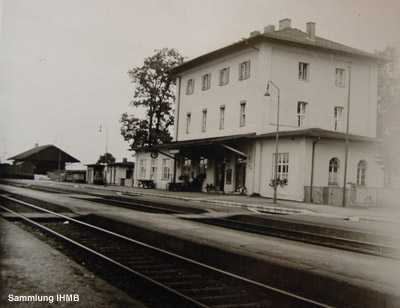 Empfangsgebäude vor der Elektrifizierung